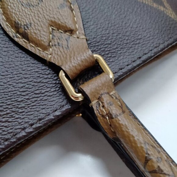100% Authentic Louis Vuitton  On the Go GM Brown Monogram Giant Tote Bag - Picture 9 of 16